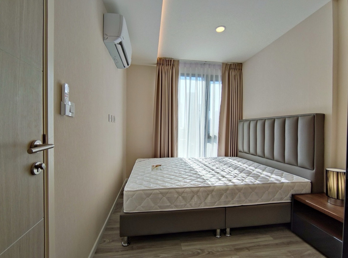 For RentCondoOnnut, Udomsuk : For rent IKON S77, size 29 sq m, 8th floor, good central condo, convenient travel, near BTS. There is a shuttle for the project, beautiful room, fully furnished, price 13,000 baht.