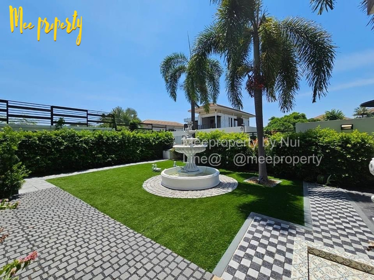 ให้เช่าบ้านพัทยา บางแสน ชลบุรี สัตหีบ : #ให้เช่า  บ้านเดี่ยวสไตล์โมเดิร์นทรอปิคอล 2 ชั้น วิวเขา ขนาดที่ดิน 115 ตร.ว. พื้นที่ใช้สอย 330 ตร.ม.📍 หมู่บ้านนาคราทรัพย์ (ศรีราชา) ใกล้อ่างเก็บน้ำบางพระ  ME-241