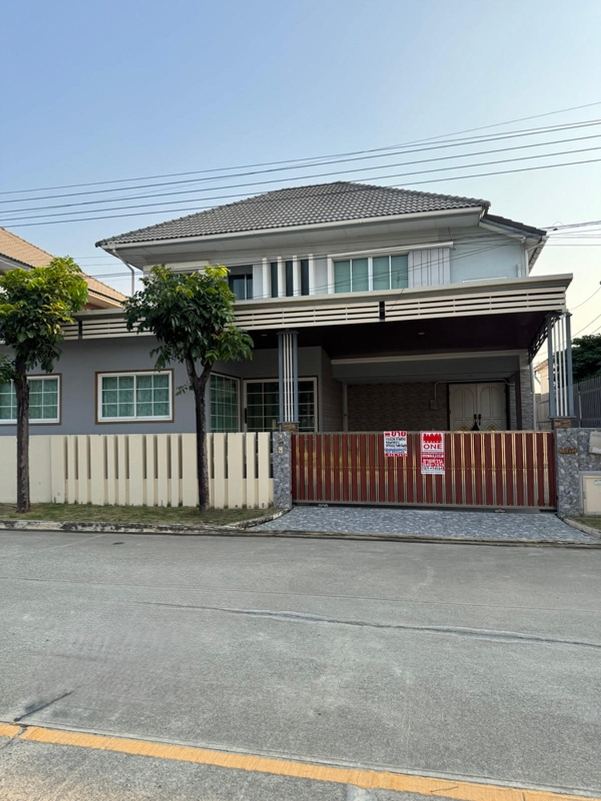 For SaleHouseSamut Prakan,Samrong : Single house for sale, Villa Nova Theparak, 3 bedrooms, 3 bathrooms, near Bangna, Bang Phli.