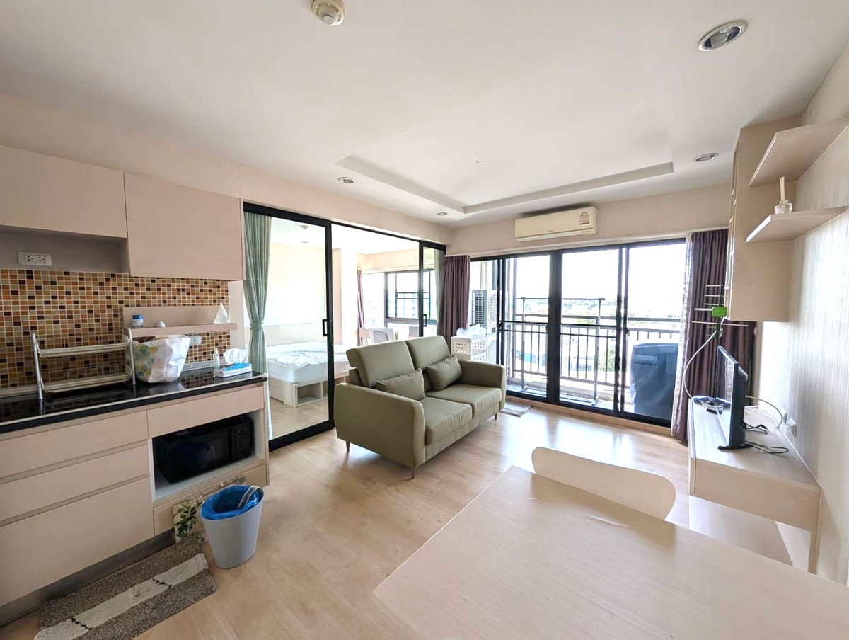 For RentCondoKorat Nakhon Ratchasima : Condo for rent, City Link Korat project, next to Manasin Road, 7th floor, corner room, area 39 sq m.