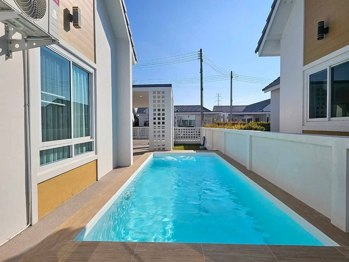 เชียงใหม่ :  เช่า /ขาย POOL VILLA โซนหางดง ขนาดพื้นที่ 185 ตร.ม. แปลง A18, 3 ห้องนอน