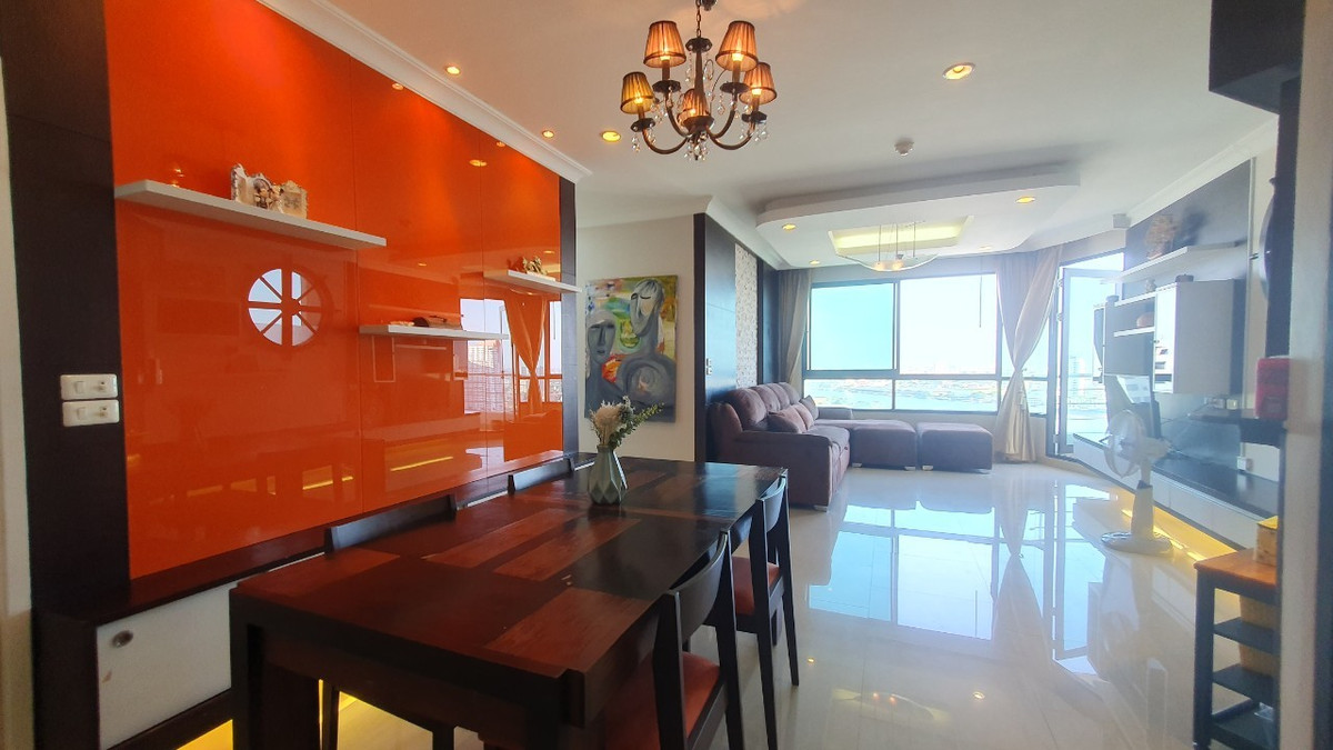 ให้เช่าคอนโดพระราม 3 สาธุประดิษฐ์ : For rent Supalai Casa Riva - Spacious 2 bedroom River View