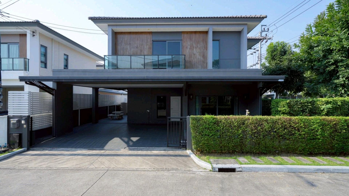 ขายบ้านนนทบุรี บางใหญ่ บางบัวทอง : บ้านเดี่ยวต่อเติมตกแต่งครบขนาด 4 ห้องนอน 5 ห้องน้ำหลังริมราคาพิเศษ