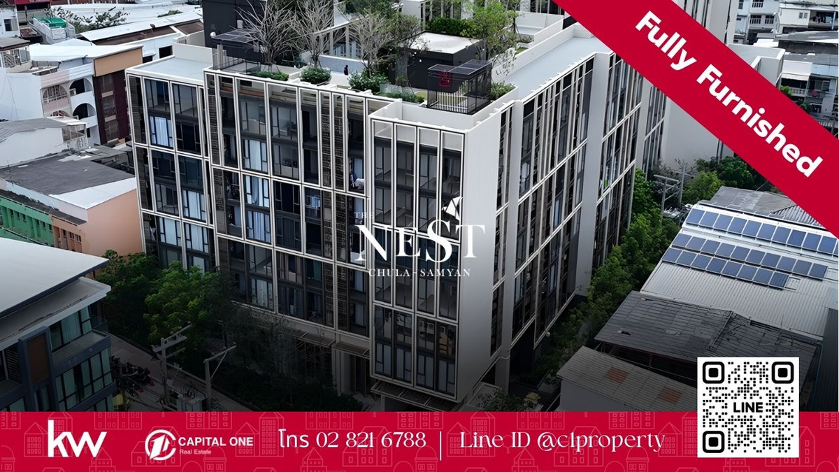 For RentCondoSiam Paragon ,Chulalongkorn,Samyan : 🏙️ For rent: The Nest Chula-Samyan (The Nest Chula-Samyan) ✨ Prime location in the heart of the city, near MRT Samyan, only 300 meters — ready to move in immediately! 🚆🎓