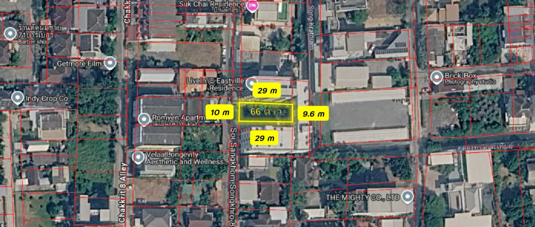 For RentLandLadprao101, Happy Land, The Mall Bang Kapi : Land for rent in a prime location in Ladprao area, 66 sq.wa, near MRT Ladprao.
