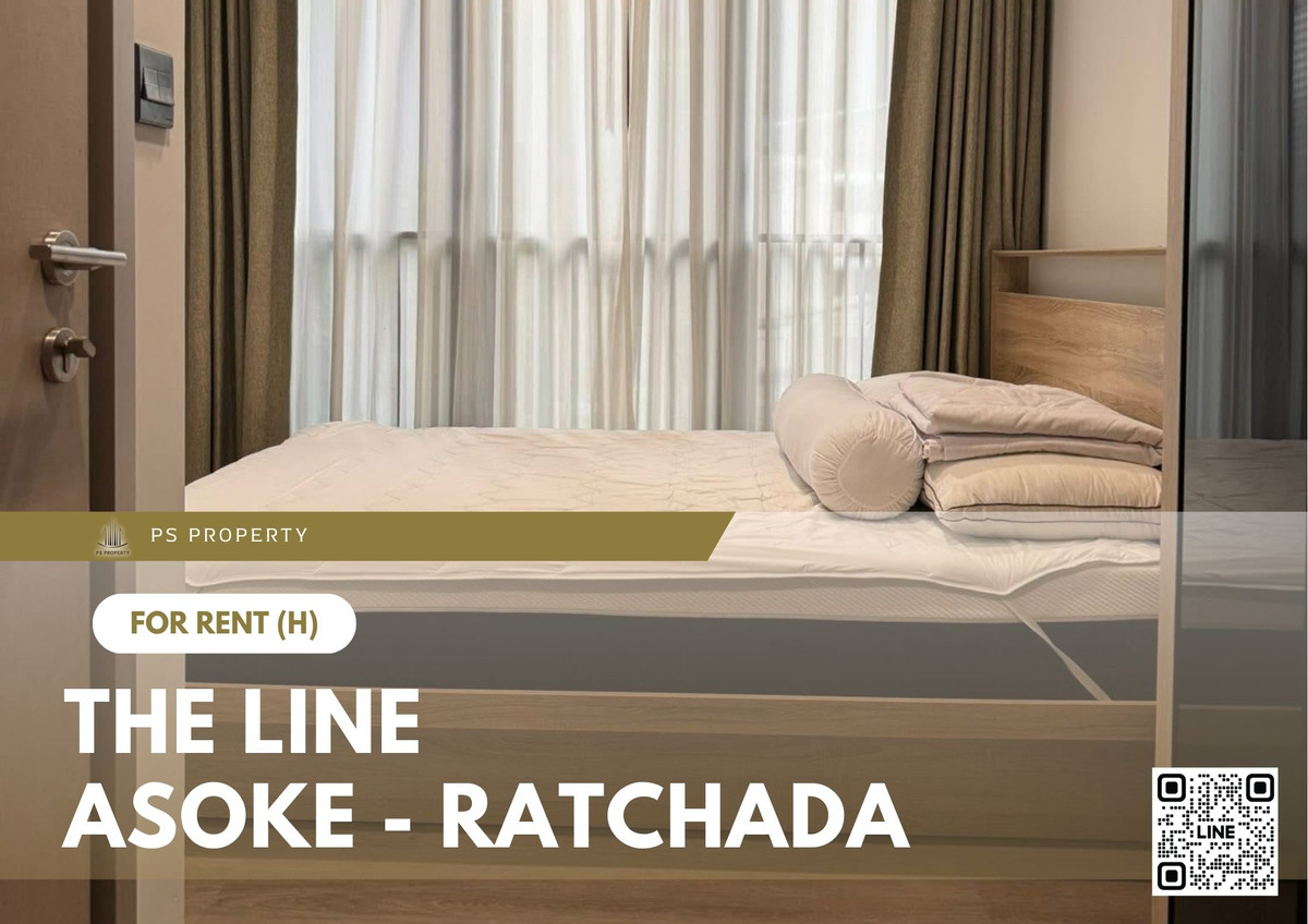For RentCondoRama9, Petchburi, RCA : For Rent ✨ The LINE Asoke - Ratchada ✨ Fully furnished with appliances. Near MRT Rama 9.