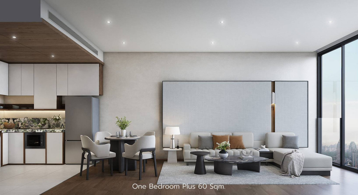 Sale DownCondoSilom, Saladaeng, Bangrak : Urgent down payment sale!! Condo Romm Convent Condominium (60.21 sq m.) 1 Bed plus in the heart of Silom.