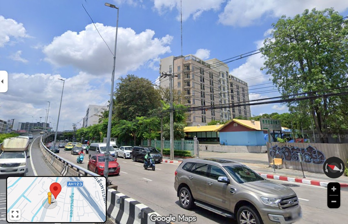 For SaleLandPinklao, Charansanitwong : Land for sale next to Arun Amarin Road. High potential location near Siriraj Hospital