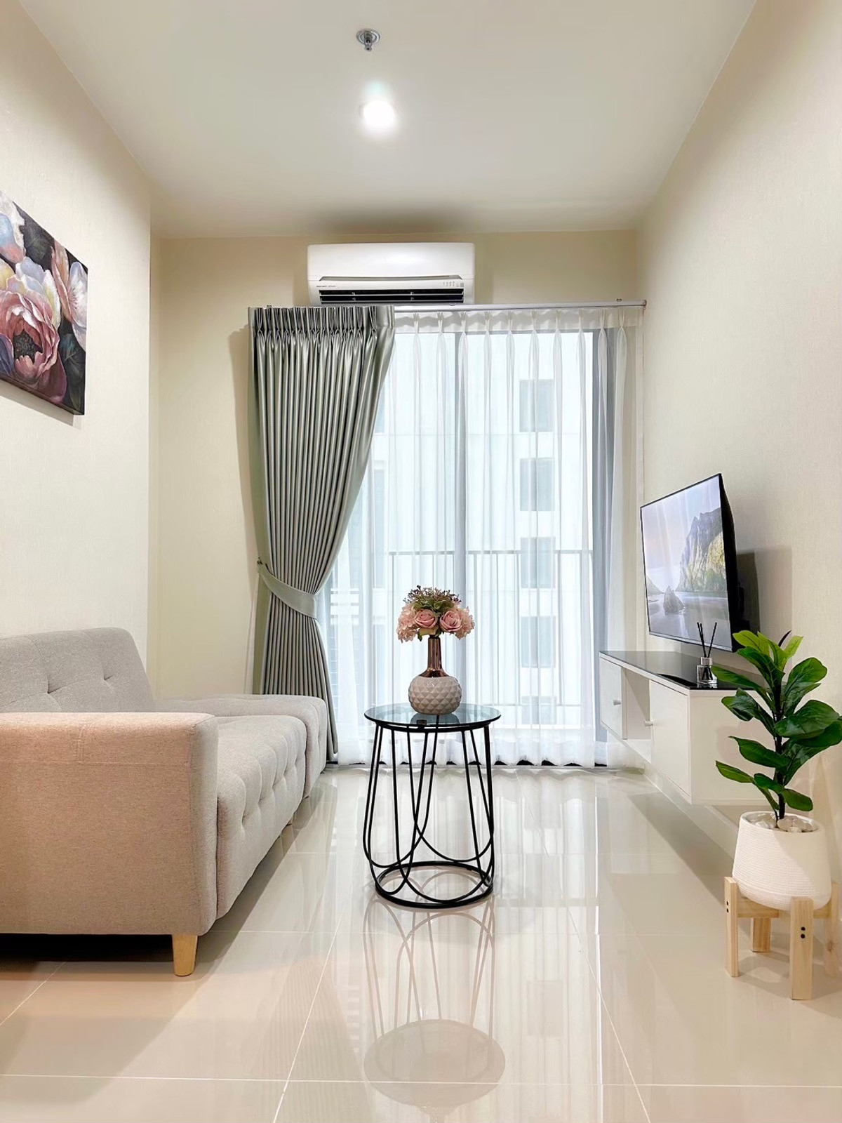 For RentCondoOnnut, Udomsuk : 🚩For Rent ✨The Sky Sukhumvit🚩1 Bedroom, near BTS Udom Suk Fully furnished, near international school with complete electrical appliances Ready