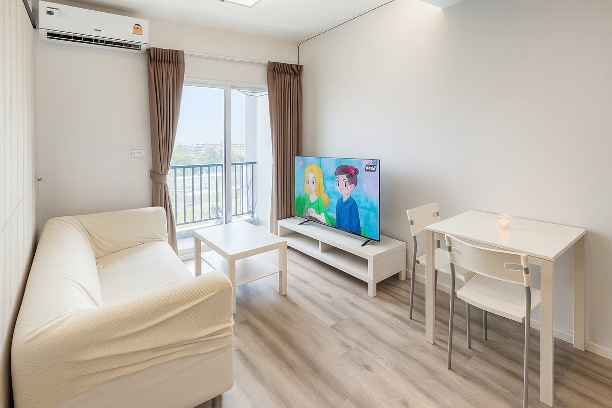 For RentCondoChaengwatana, Muangthong : 🔥 Condo for Rent ✨ Double Lake Condominium ✨ Muang Thong Thani Fully furnished — ready to move in! 📲 Add Line: @sariproperty