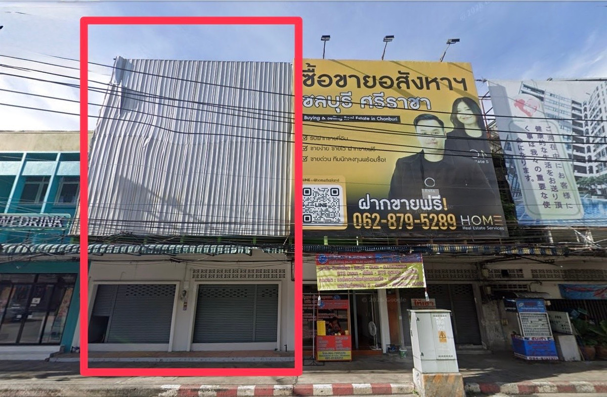 For RentShop HousePattaya, Bangsaen, Chonburi : 2 commercial buildings, Assumption Intersection, Si Racha Dist, Chonburi / 2 - Storey (FOR SALE) YEAN109