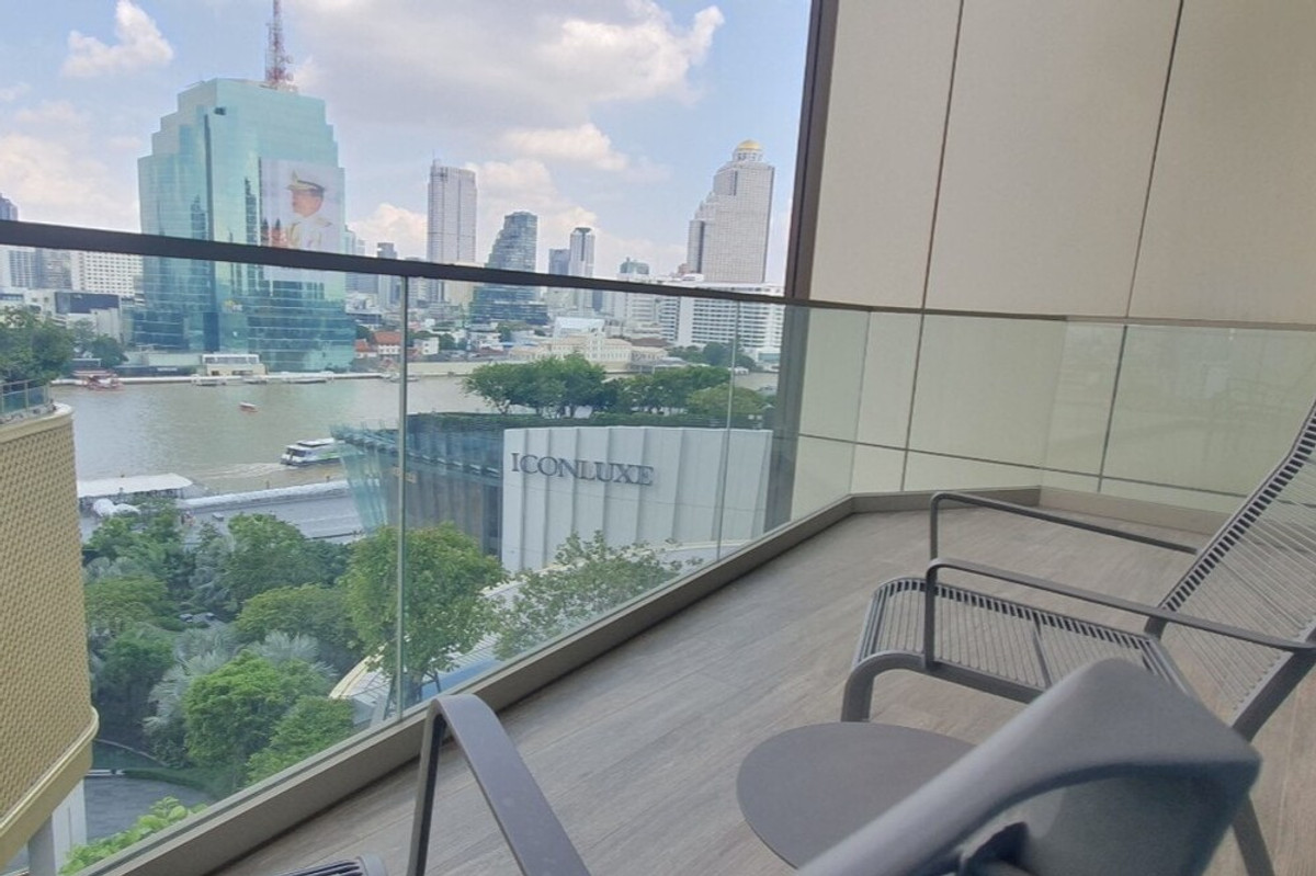 For RentCondoWongwianyai, Charoennakor : 🔥 For Rent !! Chao Phraya River view !! 🔥 Code C20250900070.........Magnolias Waterfront Residences Iconsiam, 2 bedroom, 2 bathroom, furnished, ready to move in📣📣