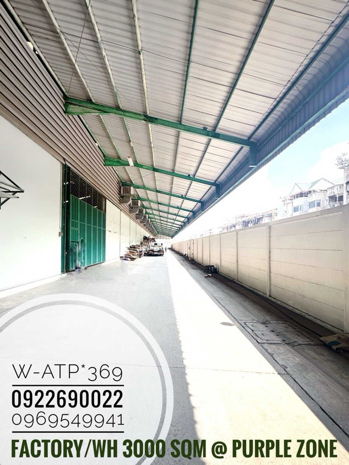 For RentFactoryPathum Thani,Rangsit, Thammasat : **RENT** Factory/Warehouse 2500-3000sqm Purple Zone @ KlongLaung Near Navanakorn Prathumthani