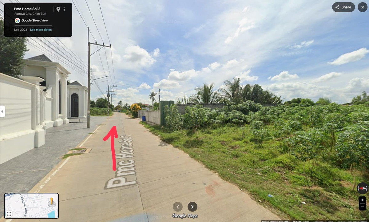 ขายที่ดินพัทยา บางแสน ชลบุรี สัตหีบ : ที่ดิน 5 ไร่ 1 งาน 91 ตร.วา บางละมุง - หนองปรือ / (ขาย), Land 5 rai 1 ngan 91 sq m. Bang Lamung - Nong Prue / (FOR SALE) BEWN067