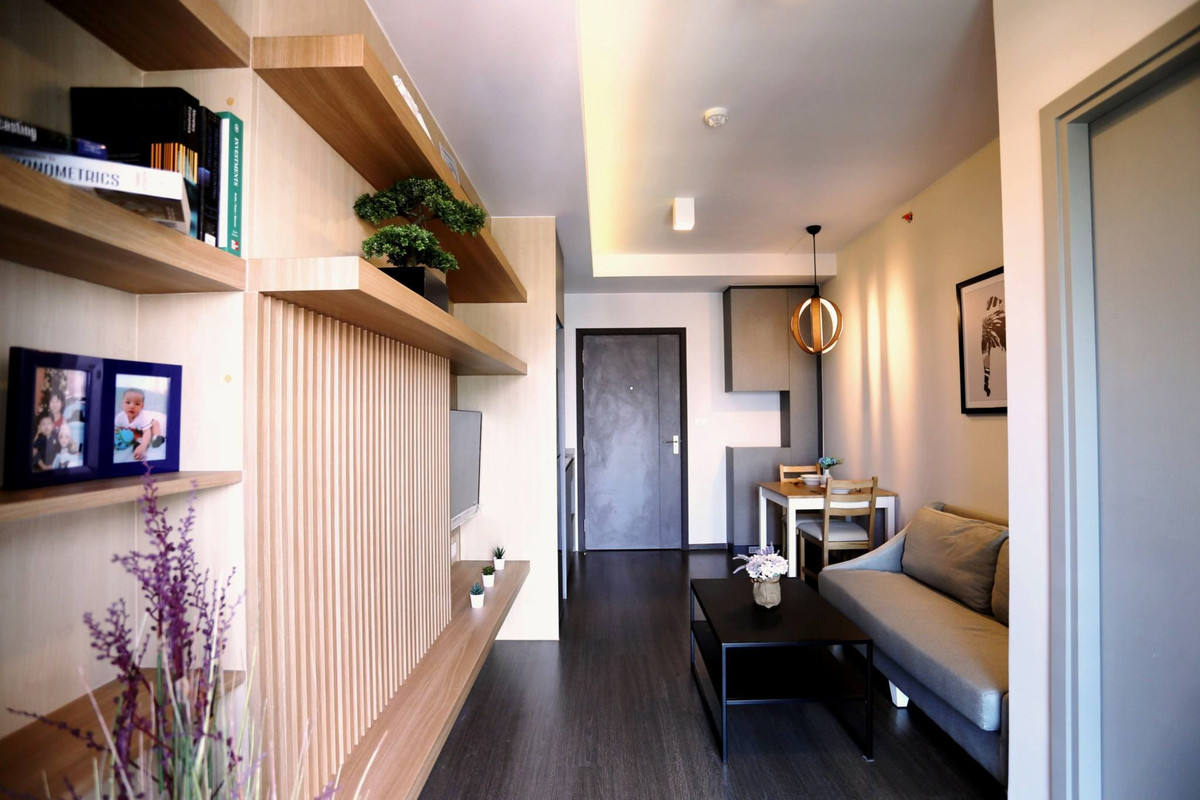 For RentCondoOnnut, Udomsuk : Condo for rent, convenient to travel. Near both BTS and expressway Ideo Sukhumvit93 Tel. 089-662-0022