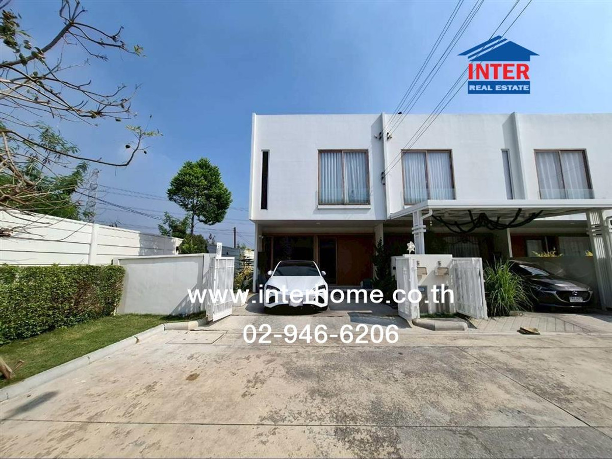 ขายทาวน์โฮมนนทบุรี บางใหญ่ บางบัวทอง : ทาวน์เฮ้าส์ 2 ชั้น 29 ตร.ว. หมู่บ้านโนระกาญจนาภิเษก-ราชพฤกษ์ ถนนบางกรวย - ไทรน้อย ถนนกาญจนาภิเษก ไทรน้อย นนทบุรี