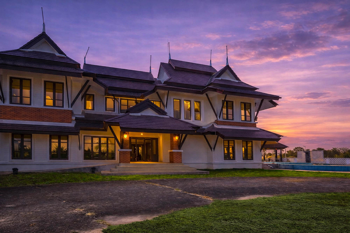 ขายบ้านเชียงใหม่ : บ้านสวนส่วนตัวหลังใหญ่ พร้อมสระว่ายน้ำ บรรยากาศเงียบสงบ