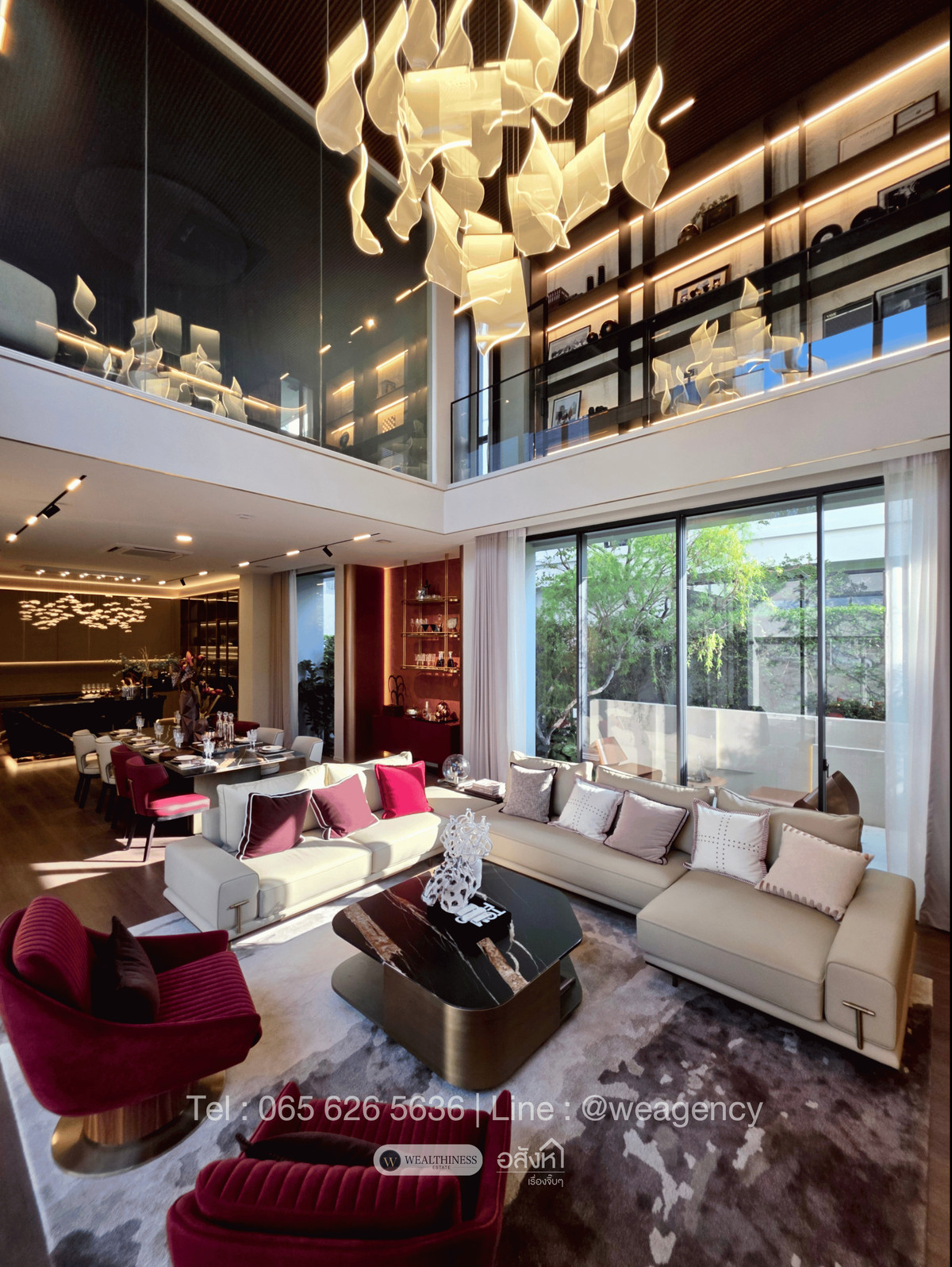 For SaleHouseLadkrabang, Suwannaphum Airport : 💎 VIVE New Krungthep Kreetha | 3-Storey Luxury Home, 716 sq.m., with Private Glass House Starting from THB 68 Mb. 📞 065-626-5636 (Kie)