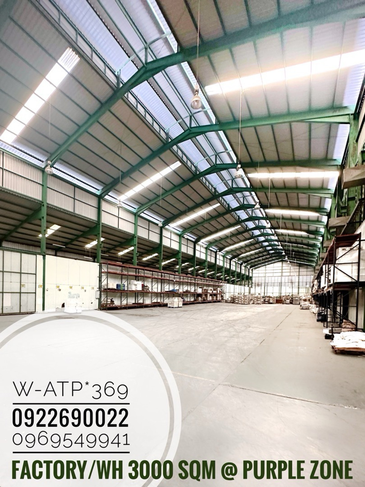 For RentFactoryPathum Thani,Rangsit, Thammasat : **RENT** Factory/Warehouse 2500-3000sqm Purple Zone @ KlongLaung Near Navanakorn Prathumthani
