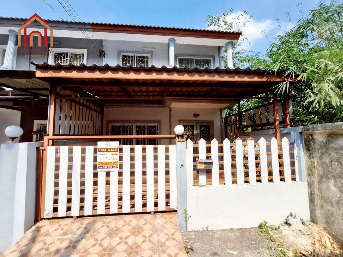 ขายทาวน์โฮมพระราม 2 บางขุนเทียน : ขาย ทาวน์เฮ้าส์ หมู่บ้านธัญญกาญจน์ ซอยเอกชัย 30 หลังมุม ท้ายซอย เงียบสงบ ทาวน์โฮม ถนนกัลปพฤกษ์ ต่อเติมโรงรถ URA