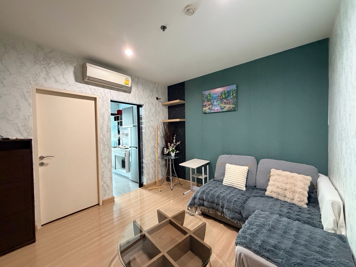 For RentCondoKasetsart, Ratchayothin : Very large room for rent, great location, The Niche Mono Ratchavipha, fully furnished, electrical appliances, so cheap.