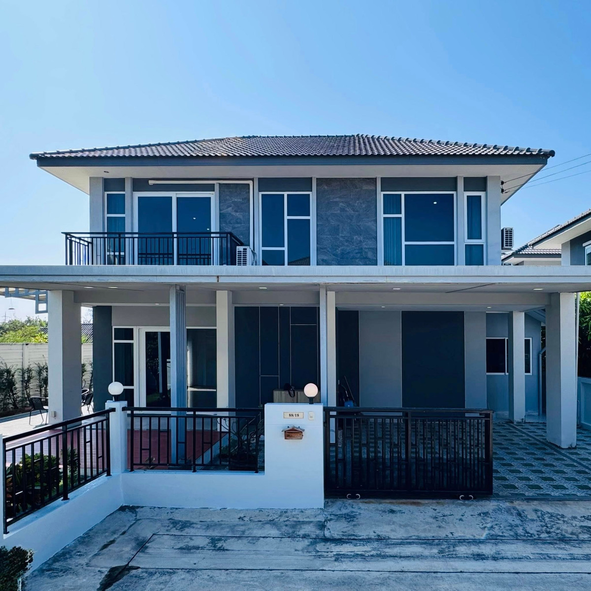 For SaleHouseMin Buri, Romklao : 2-story detached house for sale, edge plot, The Best Mitmaitri project | Minburi - Nong Chok