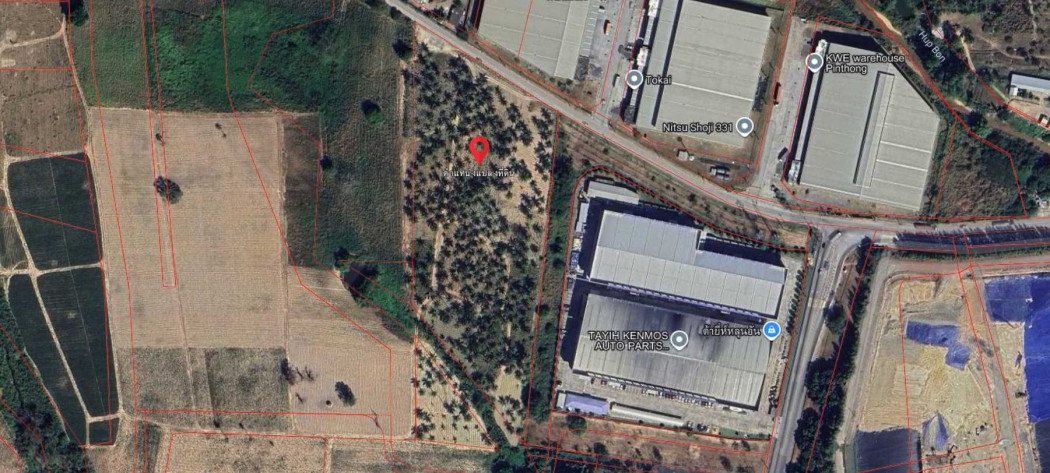 ขายที่ดินพัทยา บางแสน ชลบุรี สัตหีบ : ขาย ที่ดิน ผังสีม่วงลายบ่อวิน ศรีราชา 17 ไร่ 2 งาน ใกล้ถนน 331