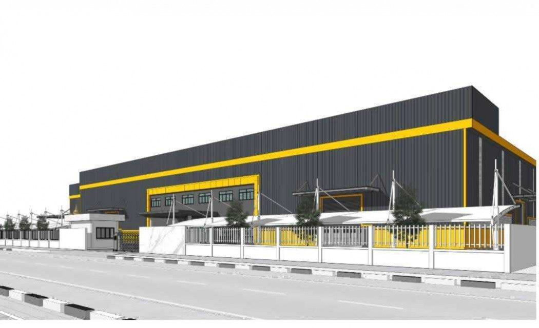 For SaleFactoryPattaya, Bangsaen, Chonburi : Factory for sale in Rojana Nongyai Industrial Estate, 9503 sq m, 9 rai, dark purple zoning.