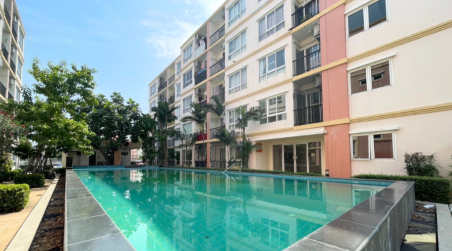 For SaleCondoLadkrabang, Suwannaphum Airport : Condominium for sale, The Happiness Sea Project