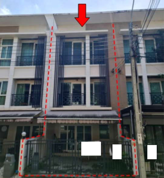 For SaleTownhomePattanakan, Srinakarin : Townhouse for sale, Baan Klang Muang Rama 9 project.