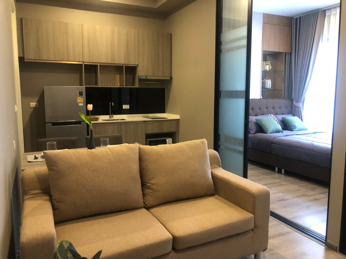 ให้เช่าคอนโดเกษตรศาสตร์ รัชโยธิน : SVR-008 ให้เช่าคอนโดไนท์บริดจ์เกษตรโซไซตี้ Knightsbridge Kaset-Society ขนาด 35 ตรม. 2 ห้องนอน 1 ห้องน้ำ ตึก A ชั้น 2 BTSเสนานิคม