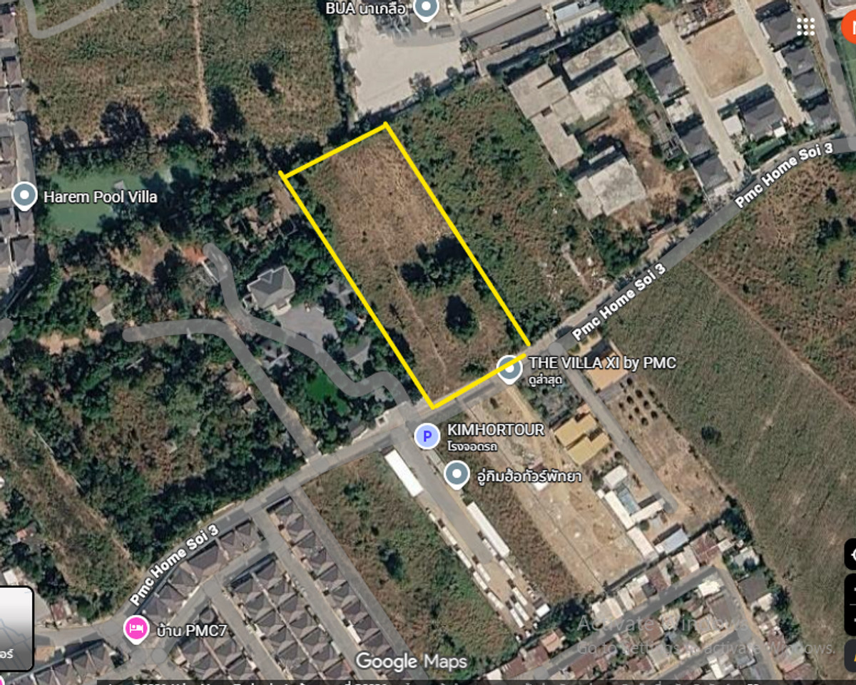 ขายที่ดินพัทยา บางแสน ชลบุรี สัตหีบ : ที่ดิน 5 ไร่ 1 งาน 91 ตร.วา บางละมุง - หนองปรือ / (ขาย), Land 5 rai 1 ngan 91 sq m. Bang Lamung - Nong Prue / (FOR SALE) BEWN067