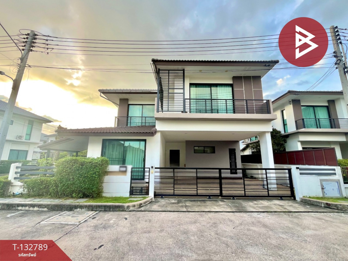For SaleHousePattaya, Bangsaen, Chonburi : Single house for sale The Serene Village, Chonburi (The Serene)