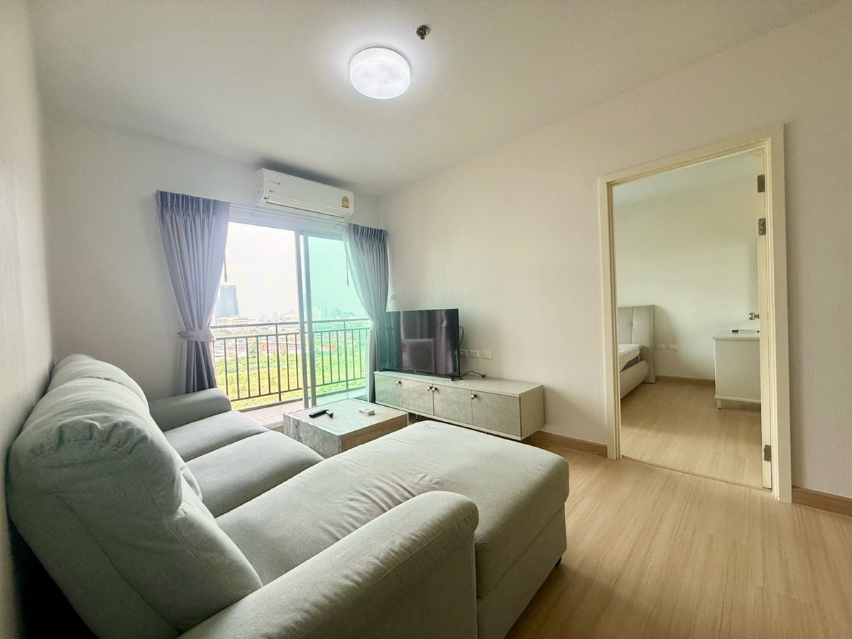 For RentCondoRama9, Petchburi, RCA : 💕Condo Supaai Veranda Rama 9 2 bedrooms for rent 2ห้องน้ำขนาด65ตรม. With furniture, 10th floor, Building A, swimming pool view. Available and ready to move in 💕 With 1 regular parking space + 1 car park 🚗