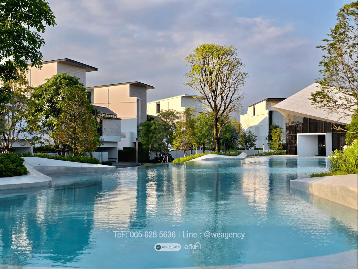For SaleHouseLadkrabang, Suwannaphum Airport : 💎 VIVE New Krungthep Kreetha | 3-Storey Luxury Home, 716 sq.m., with Private Glass House Starting from THB 68 Mb. 📞 065-626-5636 (Kie)