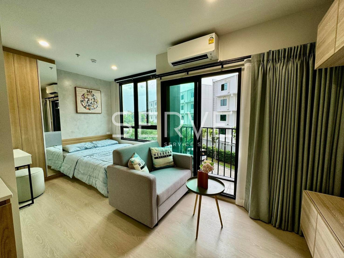 For RentCondoVipawadee, Don Mueang, Lak Si : Studio Nice Room New Condo Good Location BTS Yaek Kor Por Aor & Don Mueang Red Line at Nue Connex Condo Don Mueang Condo / For Rent