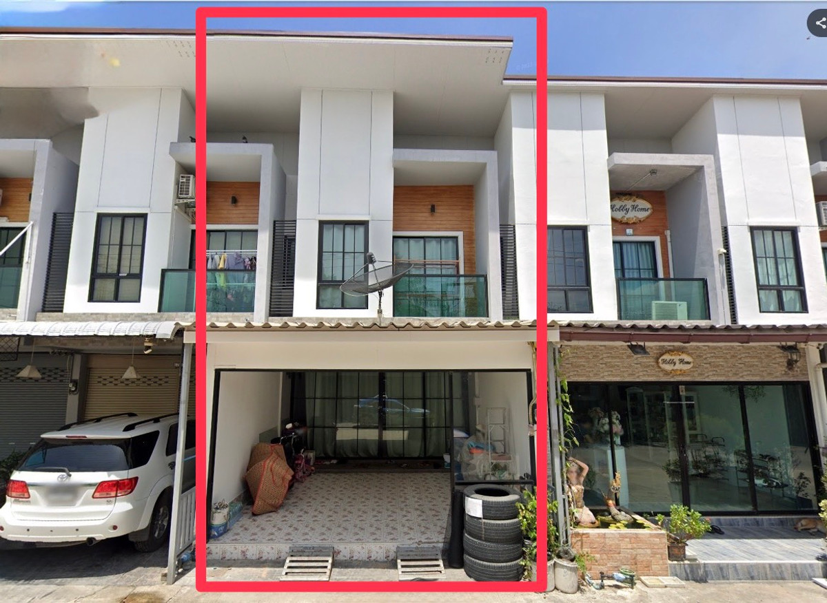 For SaleShop HousePattaya, Bangsaen, Chonburi : Milano Town / 2 floors (for sale), Milano Town / 2 - Storey (FOR SALE) YEAN110