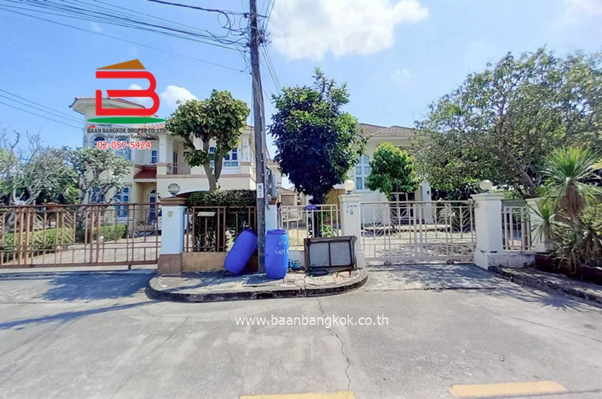 For SaleHouseMin Buri, Romklao : 2-story detached house for sale, Passorn 10, Suwinwong Road (near Nong Chok Hospital), area 101.5 sq m., Lam Phak Chi Subdistrict, Nong Chok District.