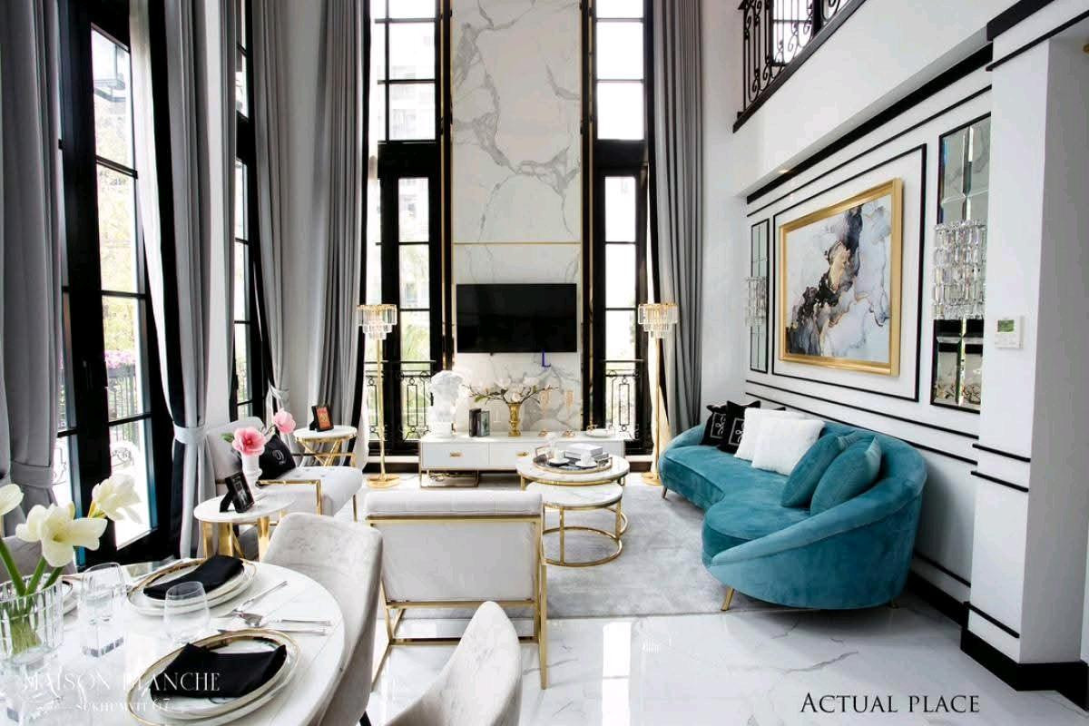 ทาวน์โฮมสุขุมวิท อโศก ทองหล่อ : 🚩For Rent/Sale : Maison blanche 67 / 🛗 Elevator / 3 Bed , 5 Bath