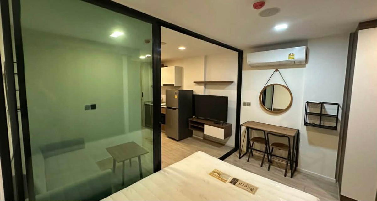 For RentCondoRatchadapisek, Huaikwang, Suttisan : For rent 📍 Atmoz Ratchada - Huaikwang 📍 Fully furnished with appliances. Near MRT Huaikwang.