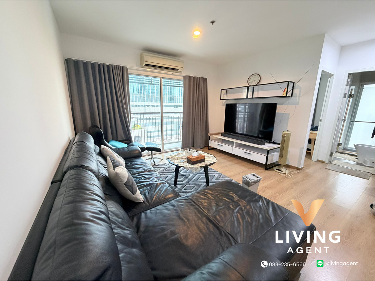 For RentCondoLadprao, Central Ladprao : ✨For rent SYM Vibha–Ladprao Beautiful room, ready to move in, 8th floor, corner room, view of Chatuchak Park, open, airy, peaceful, size 67 sq m., perfectly allocated space. Suitable for both living and working at home 👌 🛏