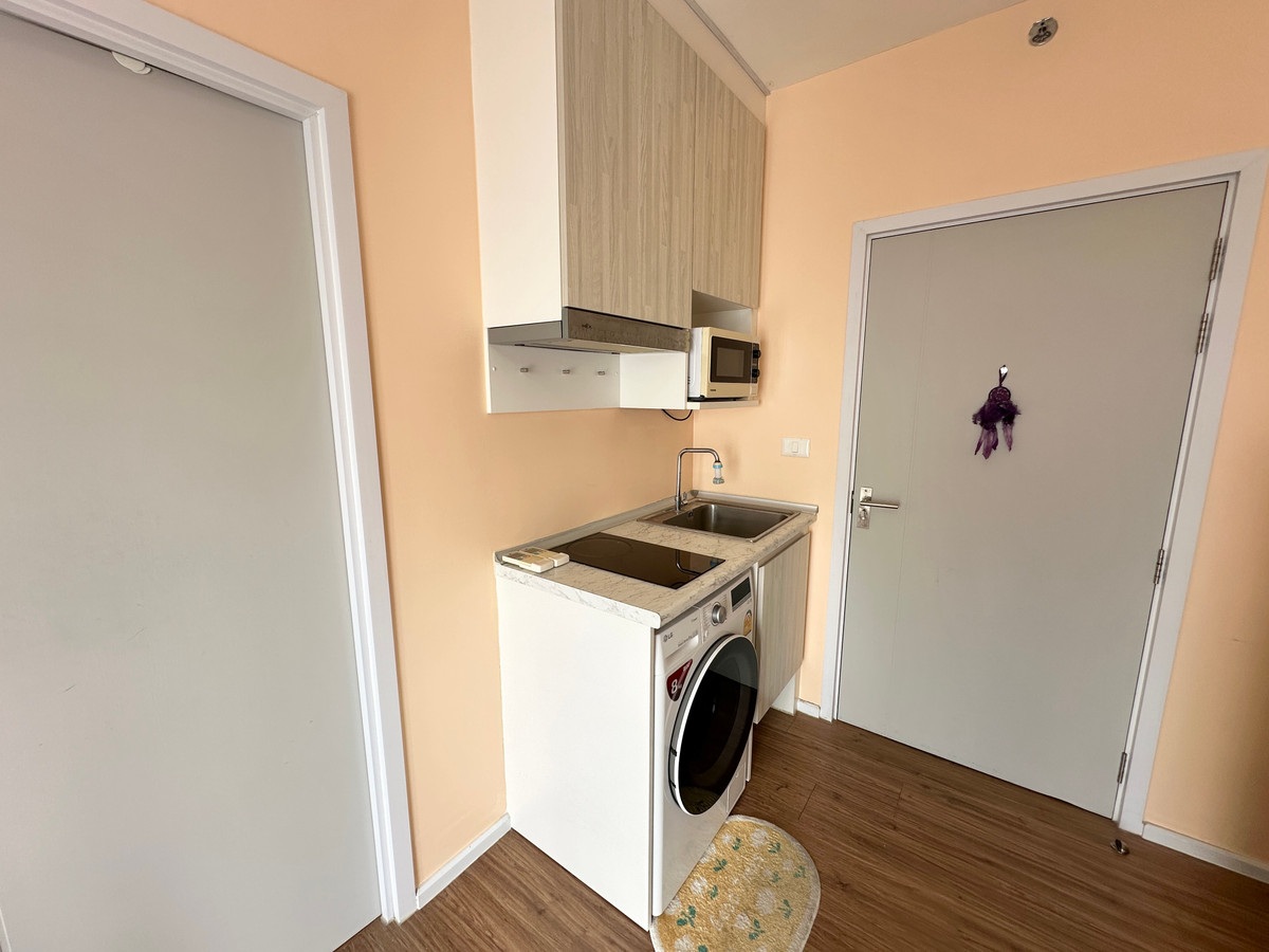 For SaleCondoSamut Prakan,Samrong : Notting is comfortable, happy to help 🟢River view, complete with washing machine 🟢Condo for rent Notting Hill Sukhumvit-Praksa near BTS Phraeksa 700m