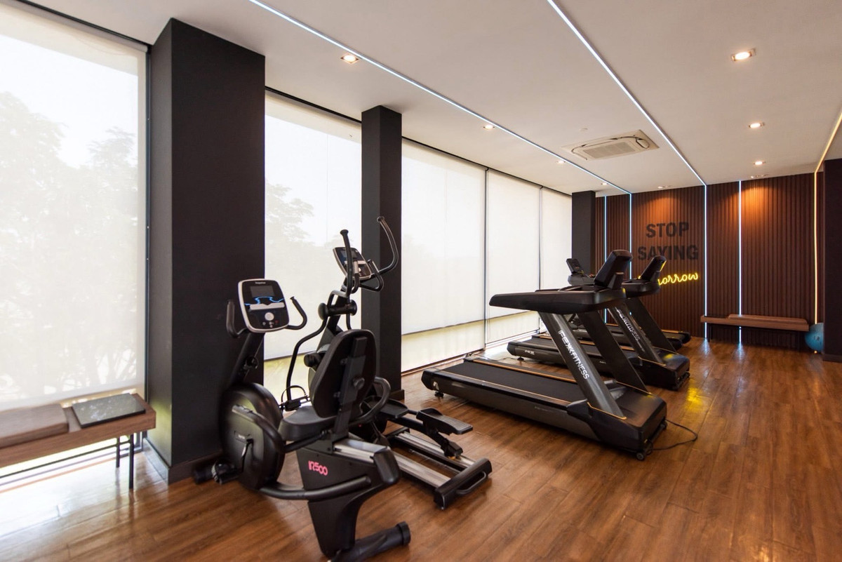 For RentSamut Prakan,Samrong : Semi-detached house for rent, lots of space, fully furnished, has a Home Automation system, highly convenient, near Mega Bangna mall, Grand Pleno Mega Bangna Village, ready to move in ✨