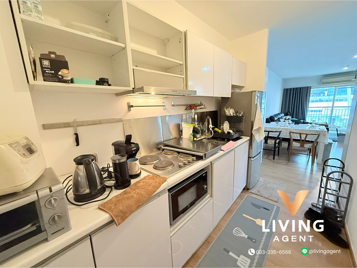 For RentCondoLadprao, Central Ladprao : ✨For rent SYM Vibha–Ladprao Beautiful room, ready to move in, 8th floor, corner room, view of Chatuchak Park, open, airy, peaceful, size 67 sq m., perfectly allocated space. Suitable for both living and working at home 👌 🛏