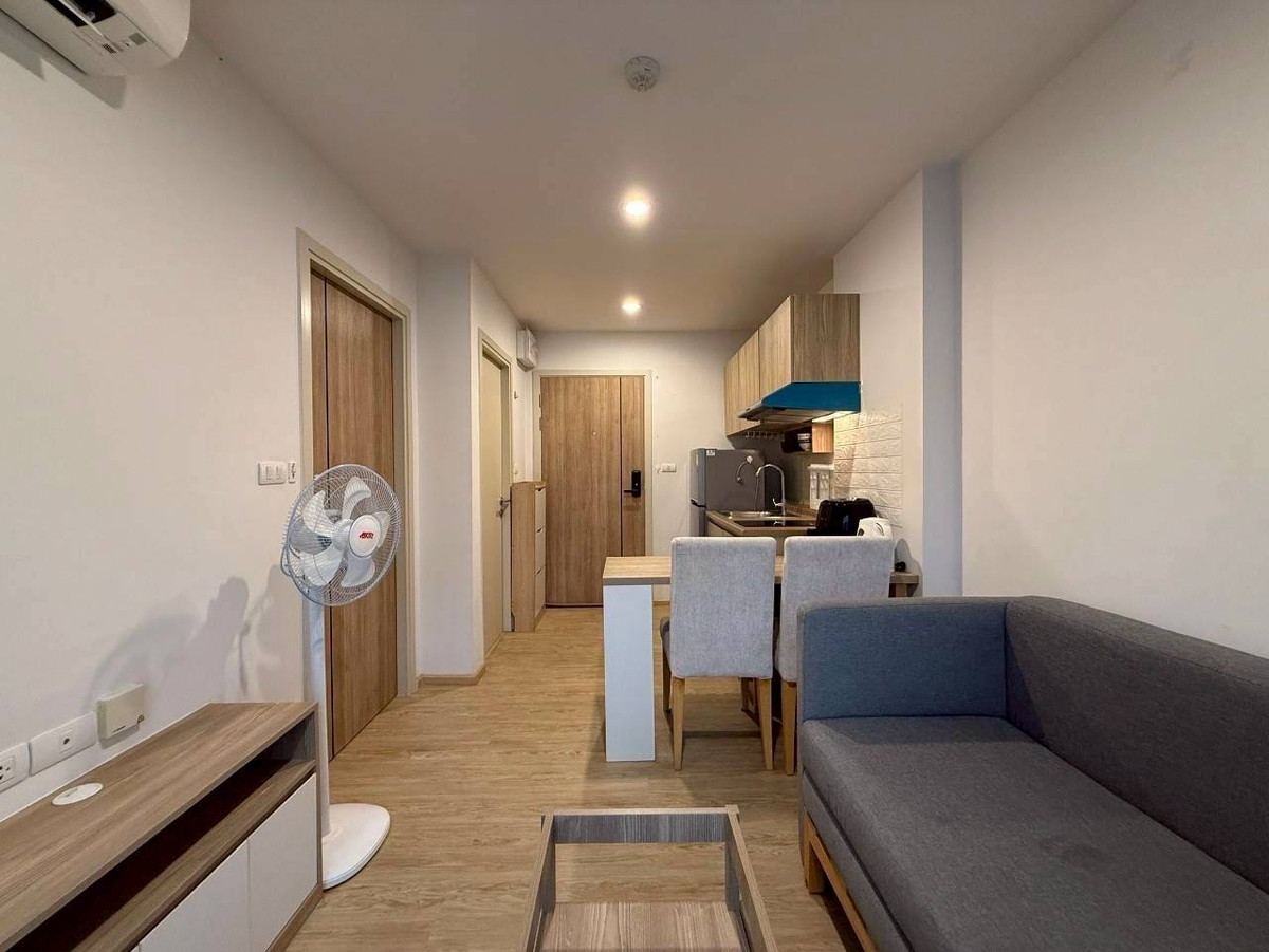 For RentCondoOnnut, Udomsuk : For Rent 🚩 The Excel Sukhumvit 50 🚝 BTS onnut 👉 Room 1 bed, separated into sections, room size 30 sq m. 🎉 Fully furnished, ready to move in, rent 13,000 baht.