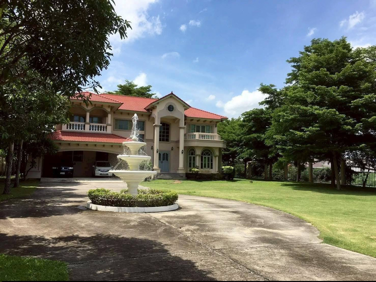 ขายบ้านสมุทรปราการ สำโรง : CS172 ด่วนขาย!! คฤหาสน์ย่านบางพลีสุดหรู เทพารักษ์ กม.13 พร้อมเฟอร์นิเจอร์ พื้นที่ใช้สอย720 ตารางเมตร บนเนื้อที่ 2 ไร่ติดริมนํ้า