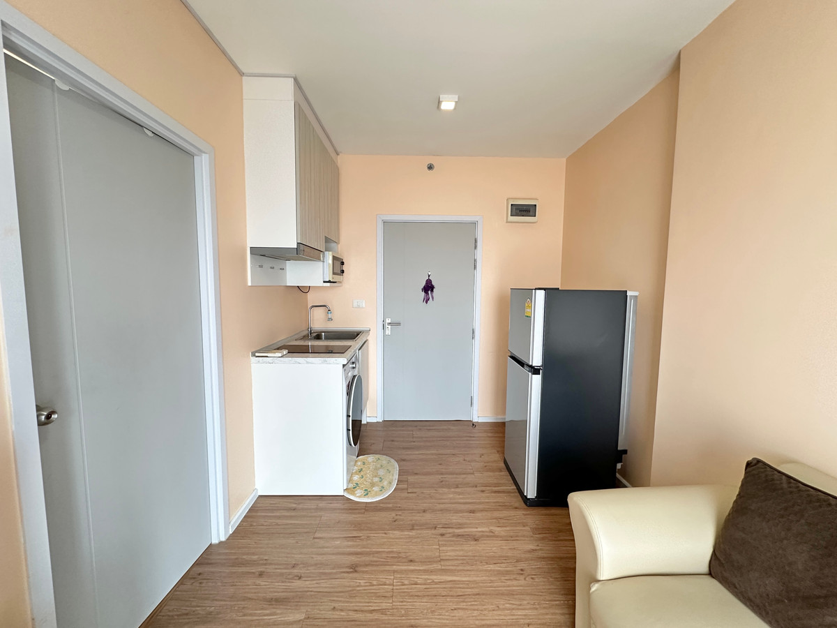 For SaleCondoSamut Prakan,Samrong : Notting is comfortable, happy to help 🟢River view, complete with washing machine 🟢Condo for rent Notting Hill Sukhumvit-Praksa near BTS Phraeksa 700m