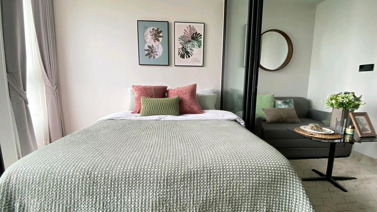 For RentCondoRatchadapisek, Huaikwang, Suttisan : For rent 📍 Atmoz Ratchada - Huaikwang 📍 Fully furnished with appliances. Near MRT Huaikwang.