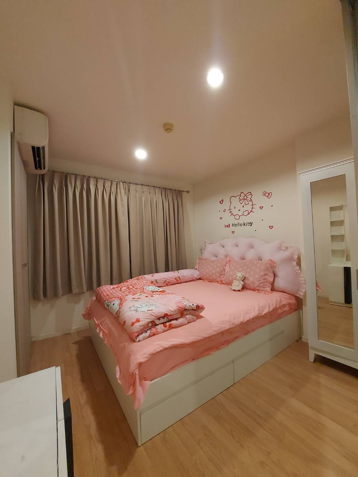 For RentCondoPattanakan, Srinakarin : For rent, Lumpini Ville On Nut - Phatthanakan, Building D2, 3rd floor.