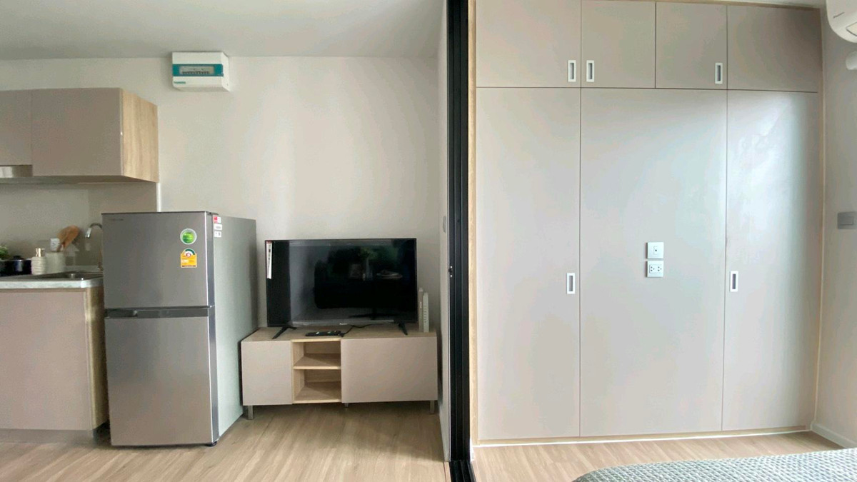 For RentCondoRatchadapisek, Huaikwang, Suttisan : For rent 📍 Atmoz Ratchada - Huaikwang 📍 Fully furnished with appliances. Near MRT Huaikwang.